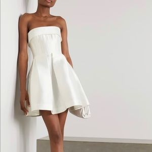 Alex Perry - Elyse strapless silk-faille mini dress